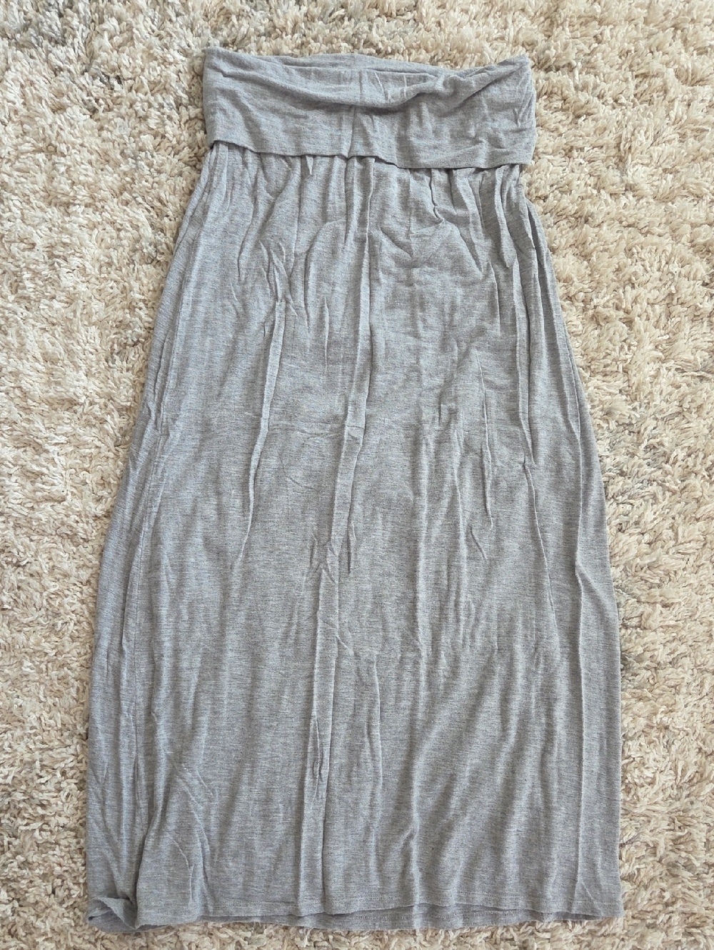 a.n.a Gray Maxi Skirt